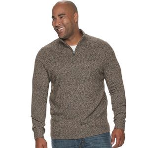 Big & Tall Croft & Barrow Quarter-Zip Pullover